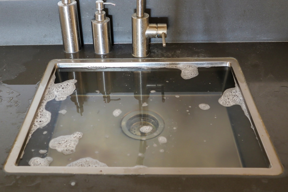 clogged sink