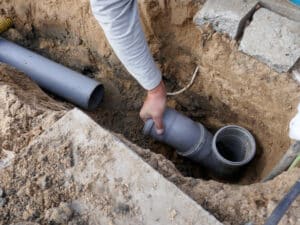 Laying,And,Installation,Of,A,Sewer,Pipe