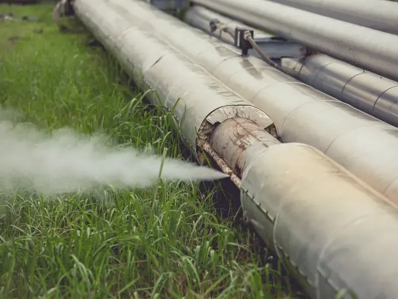 gas pipe corrosion