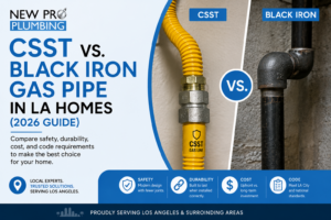 csst vs black iron gas pipe