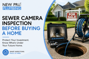 sewer camera inspection before buying a home