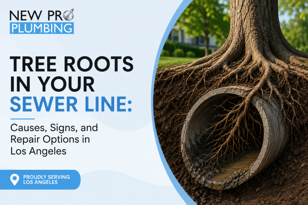 tree roots in sewer line