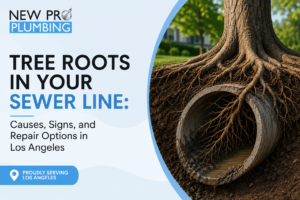tree roots in sewer line