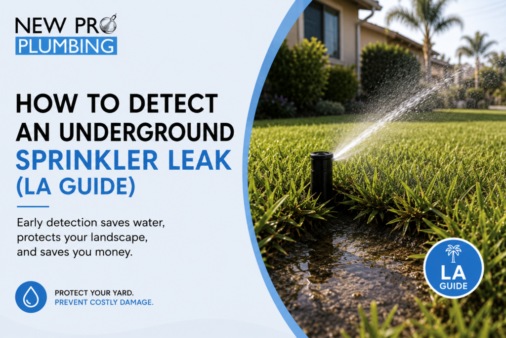 underground sprinkler leak