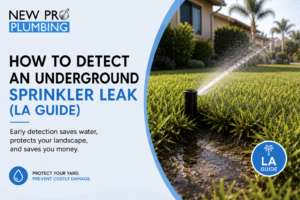 underground sprinkler leak